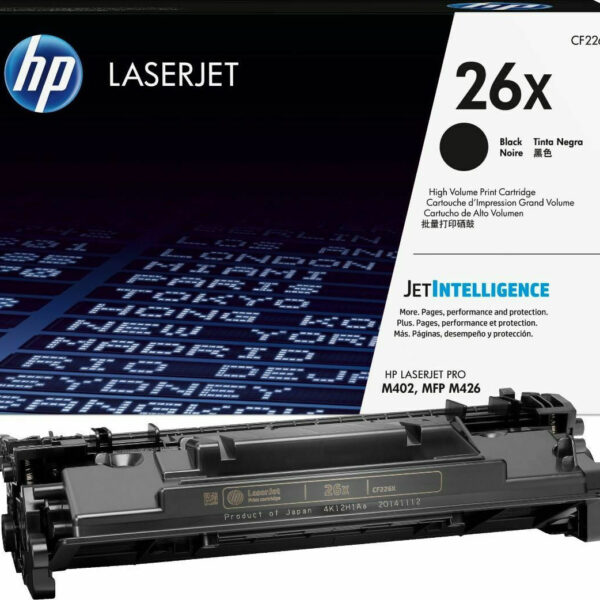 HP 26X Γνήσιο Toner Laser Εκτυπωτή Μαύρο High Yield 9000 Σελίδων (CF226X)