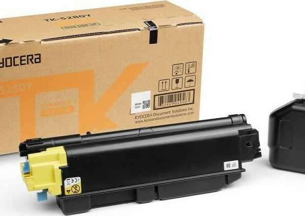 Kyocera TK-5280Y Γνήσιο Toner Laser Εκτυπωτή Κίτρινο 11000 Σελίδων (1T02TWANL0)