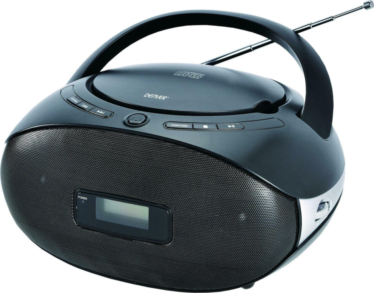 Denver Φορητό Ηχοσύστημα TC-29 με CD / MP3 / Ραδιόφωνο σε Μαύρο Χρώμα - Image 1
