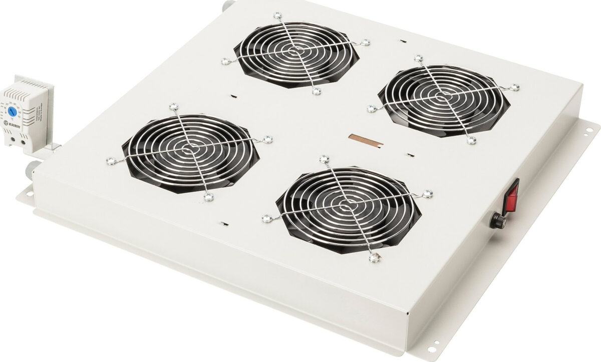 Digitus DN-19 FAN-4-N Ανεμιστήρες Rack Γκρι - Image 1