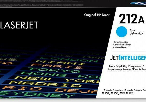 HP 212A Γνήσιο Toner Laser Εκτυπωτή Κυανό 4500 Σελίδων (W2121A)