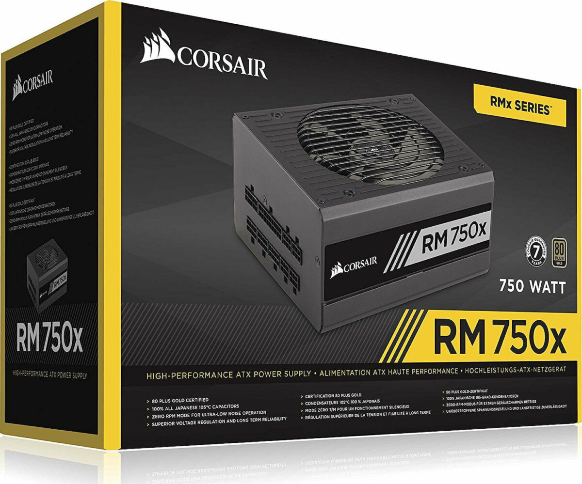 Corsair RMx Series RM750x (2021) 750W Full Modular 80 Plus Gold - Image 2