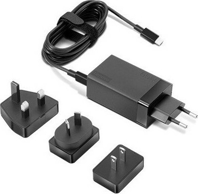 USB-C Φορτιστής Laptop 65W για Lenovo με Αντάπτορα Τροφοδοσίας και με σετ βυσμάτων