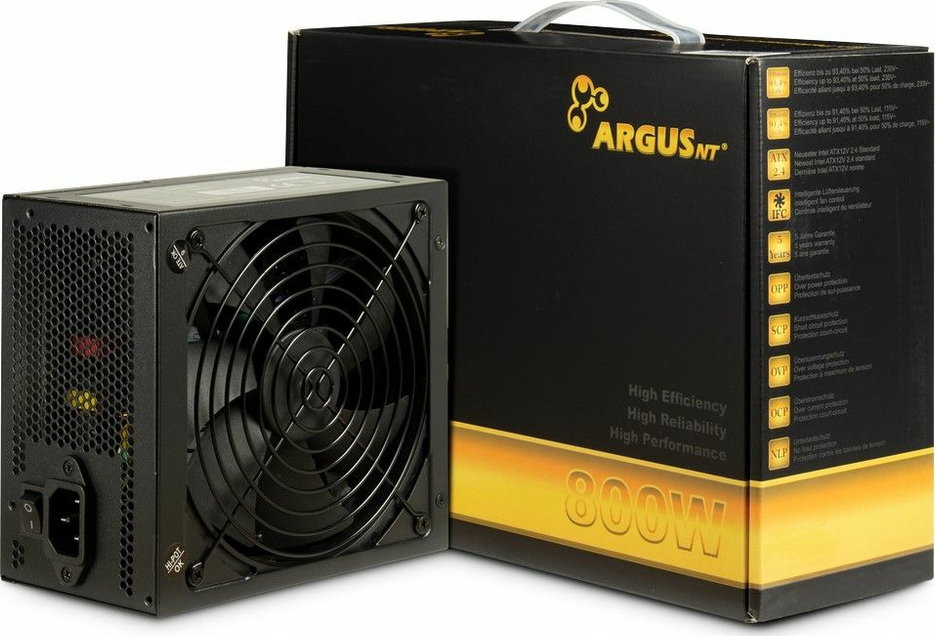 Inter-Tech ArgusNT GPS 800W Full Wired 80 Plus Gold - Image 1