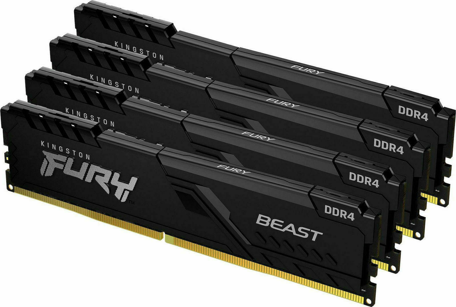 Kingston Fury Beast 128GB DDR4 με 4 Modules (4x32GB)