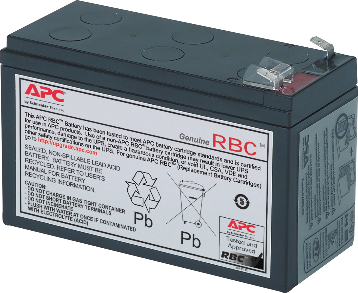 APC Replacement Cartridge 17 με Χωρητικότητα 9Ah και Τάση 12V 1τμχ
