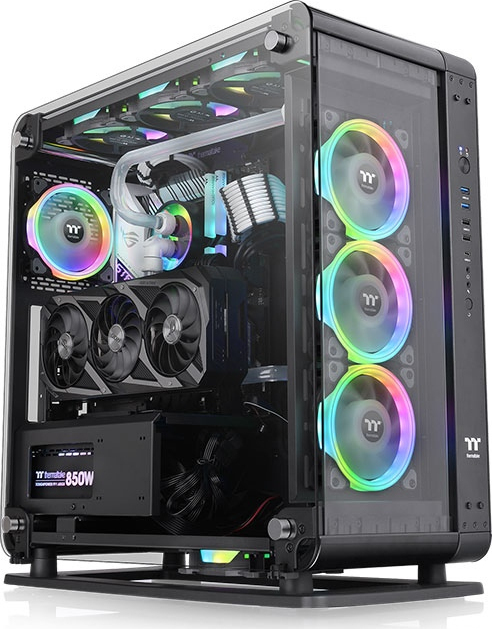 Thermaltake Core P6 Tempered Glass Gaming Midi Tower με Πλαϊνό Παράθυρο - Image 1