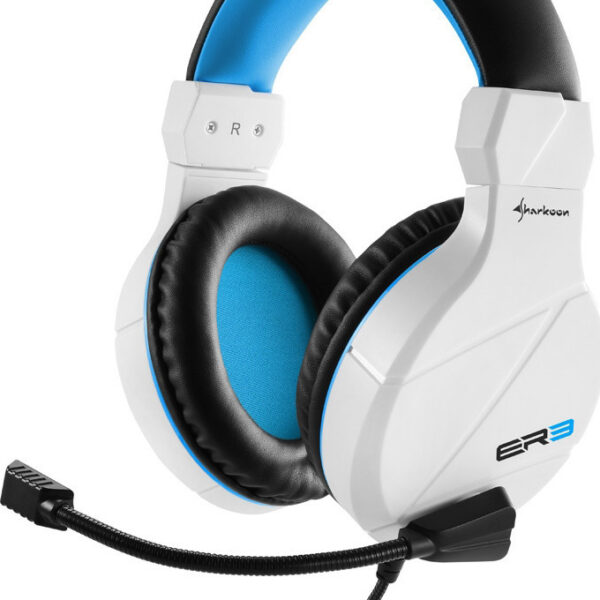 Sharkoon Rush ER3 Over Ear Λευκό