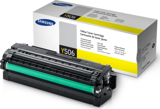 Samsung CLT-Y506L Γνήσιο Toner Laser Εκτυπωτή Κίτρινο High Yield 3500 Σελίδων (SU515A)