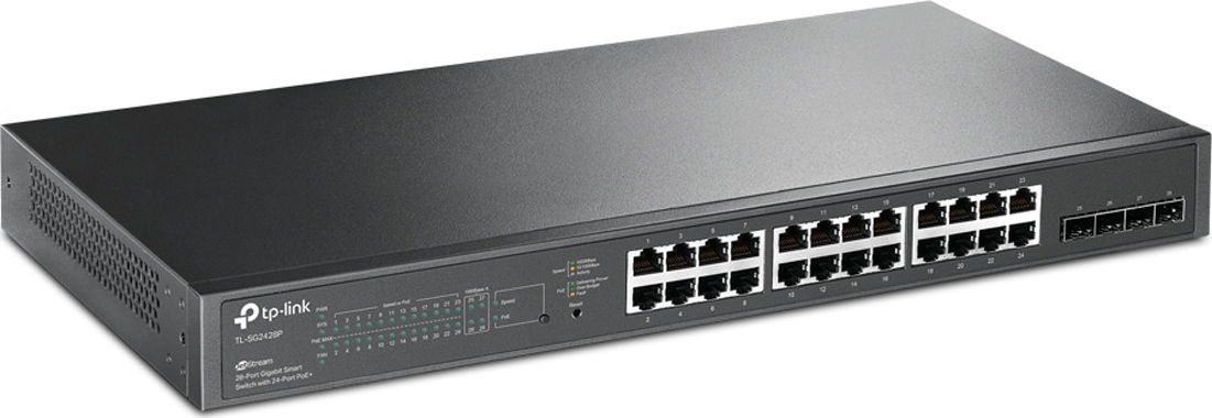 TP-LINK TL-SG2428P v1 Managed L2 PoE+ - Image 1