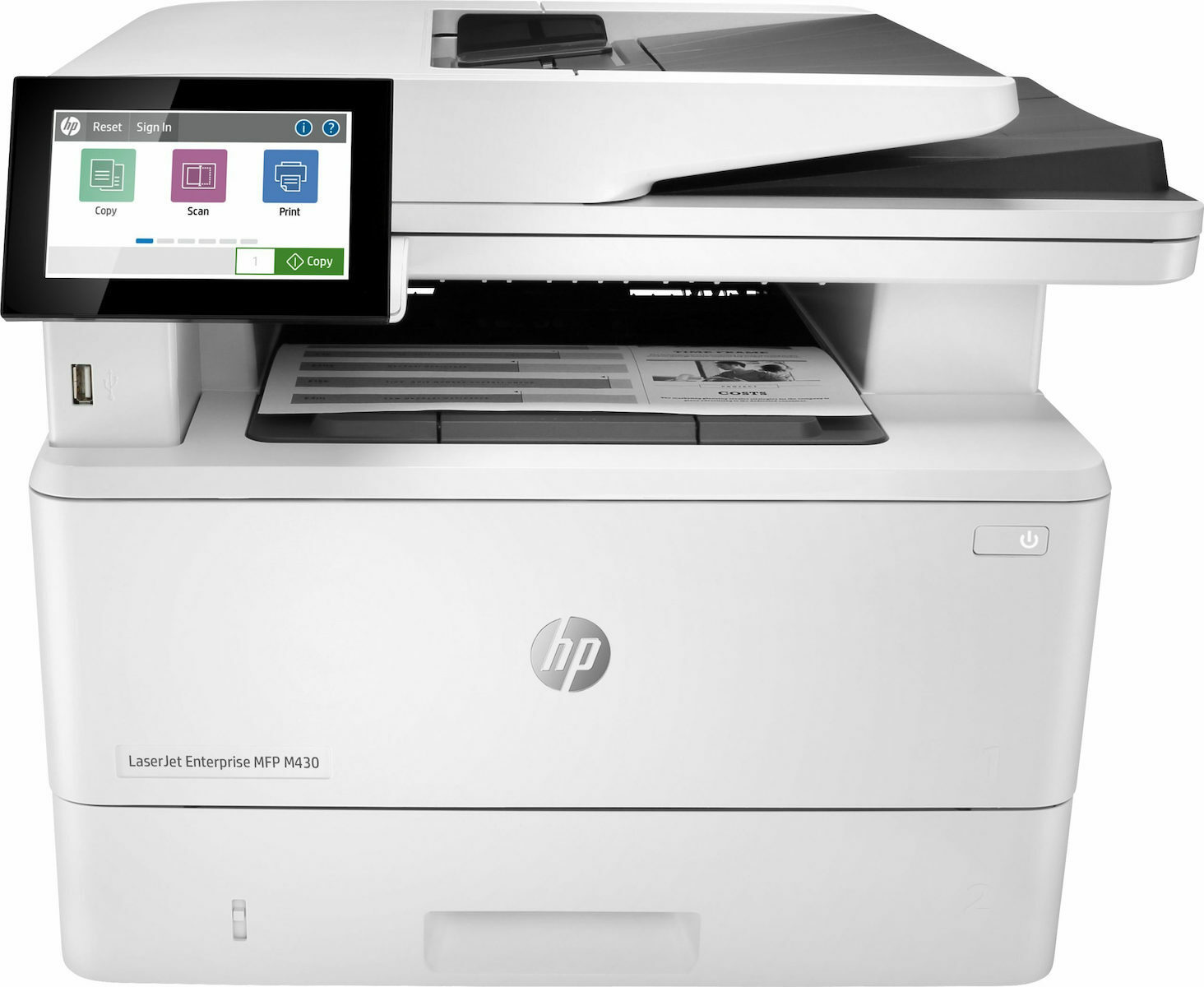 HP LaserJet Enterprise MFP M430f Ασπρόμαυρο Πολυμηχάνημα - Image 1