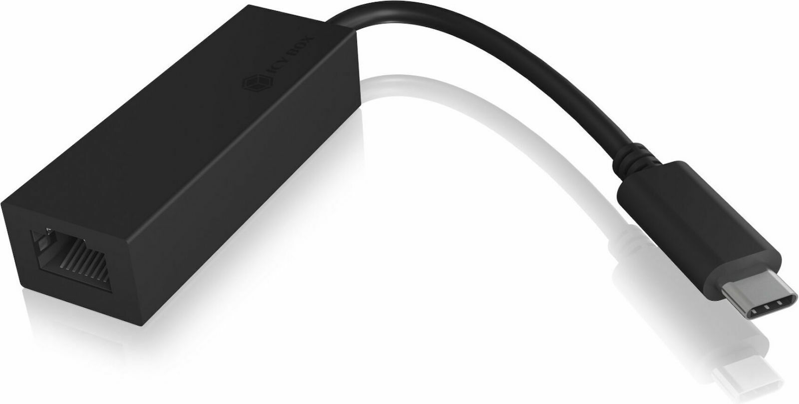 Icy Box IB-LAN100-C3 USB-C Αντάπτορας Δικτύου για Ενσύρματη σύνδεση Gigabit Ethernet