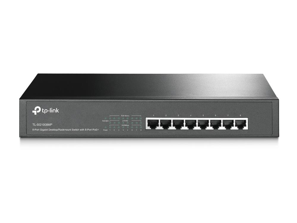 TP-LINK TL-SG1008MP v3 Unmanaged L2 PoE+ - Image 1
