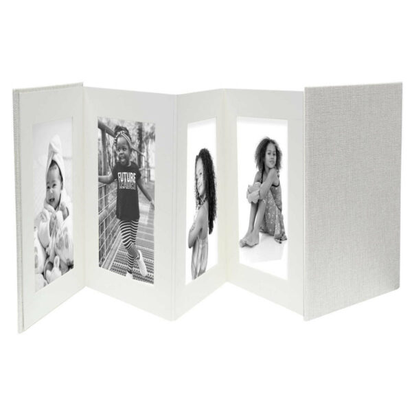 Deknudt Άλμπουμ Leporello για 8 Φωτογραφίες Διαστάσεων 13x18εκ. Γκρι
