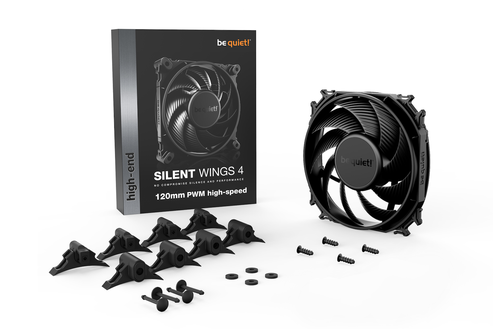 Be Quiet Silent Wings 4 High-Speed Case Fan 120mm με Σύνδεση 4-Pin PWM - Image 1