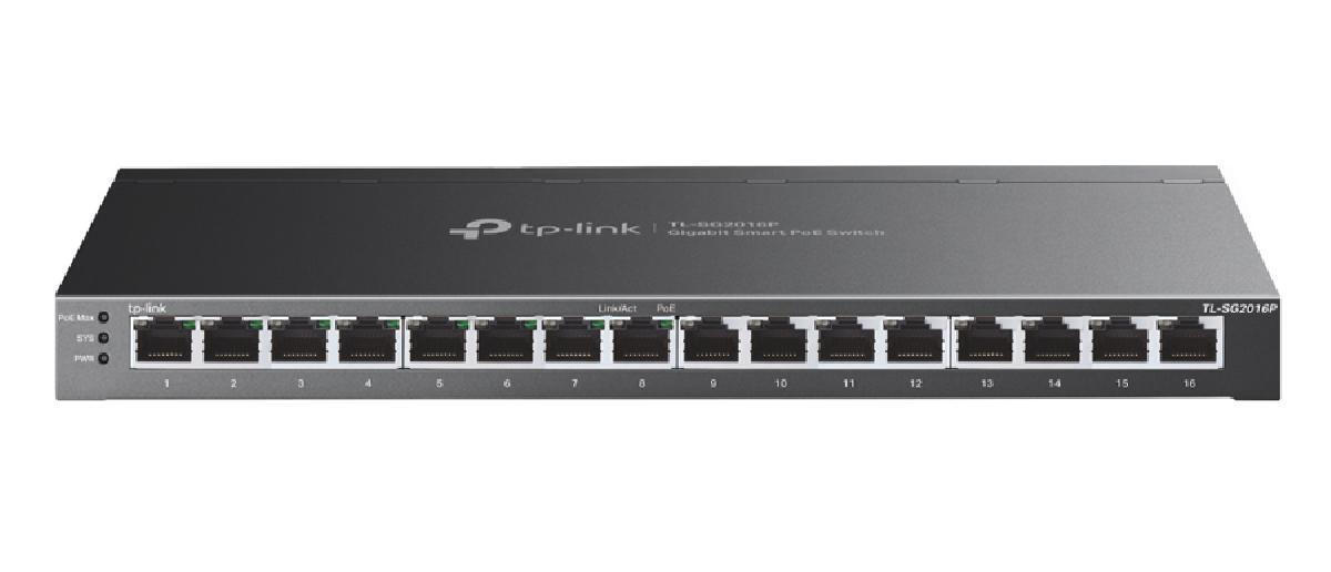 TP-LINK TL-SG2016P v1 Managed L2 PoE+ - Image 1