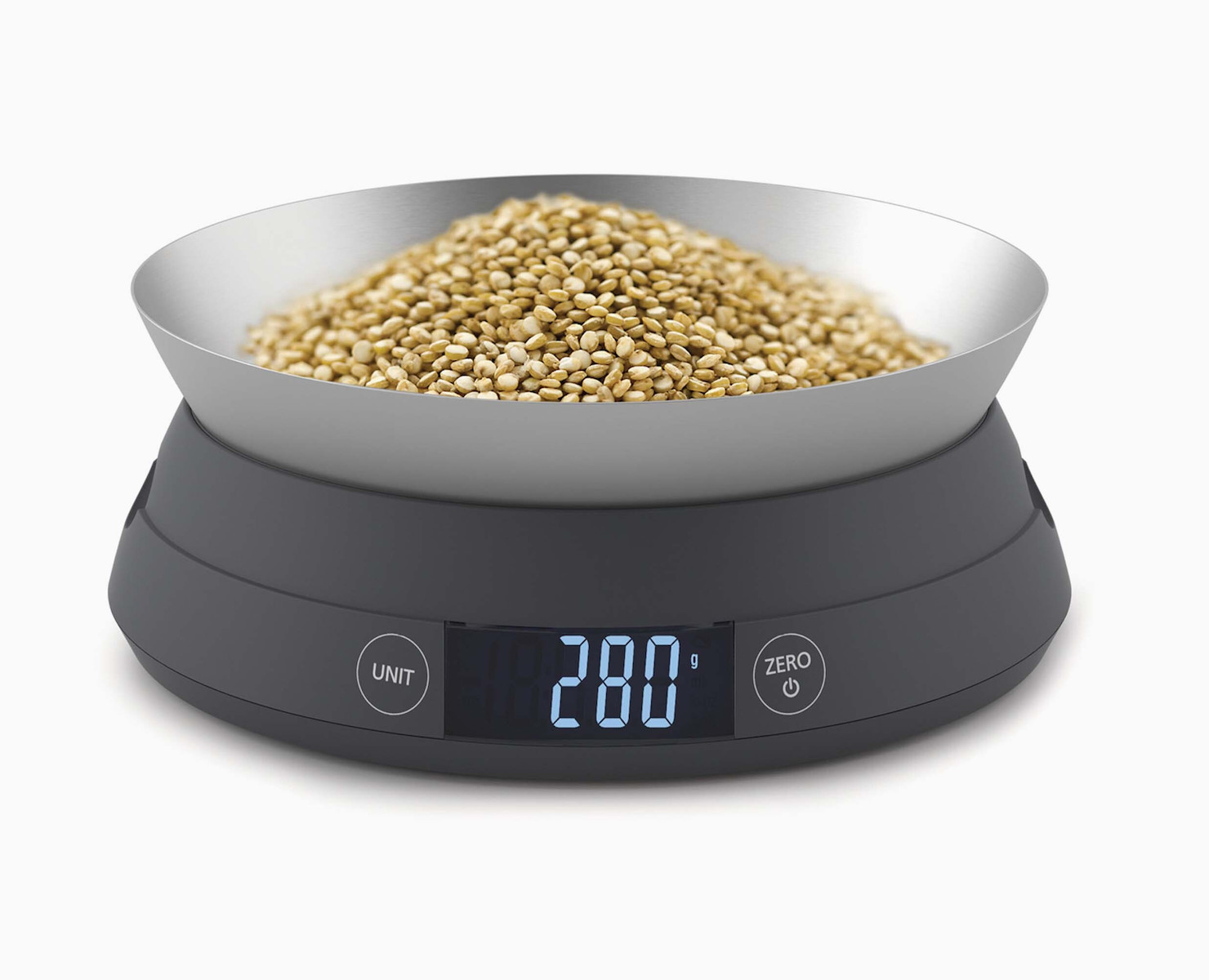 Joseph Joseph Switch Kitchen Scale Ψηφιακή Ζυγαριά Κουζίνας 1gr/5kg Γκρι