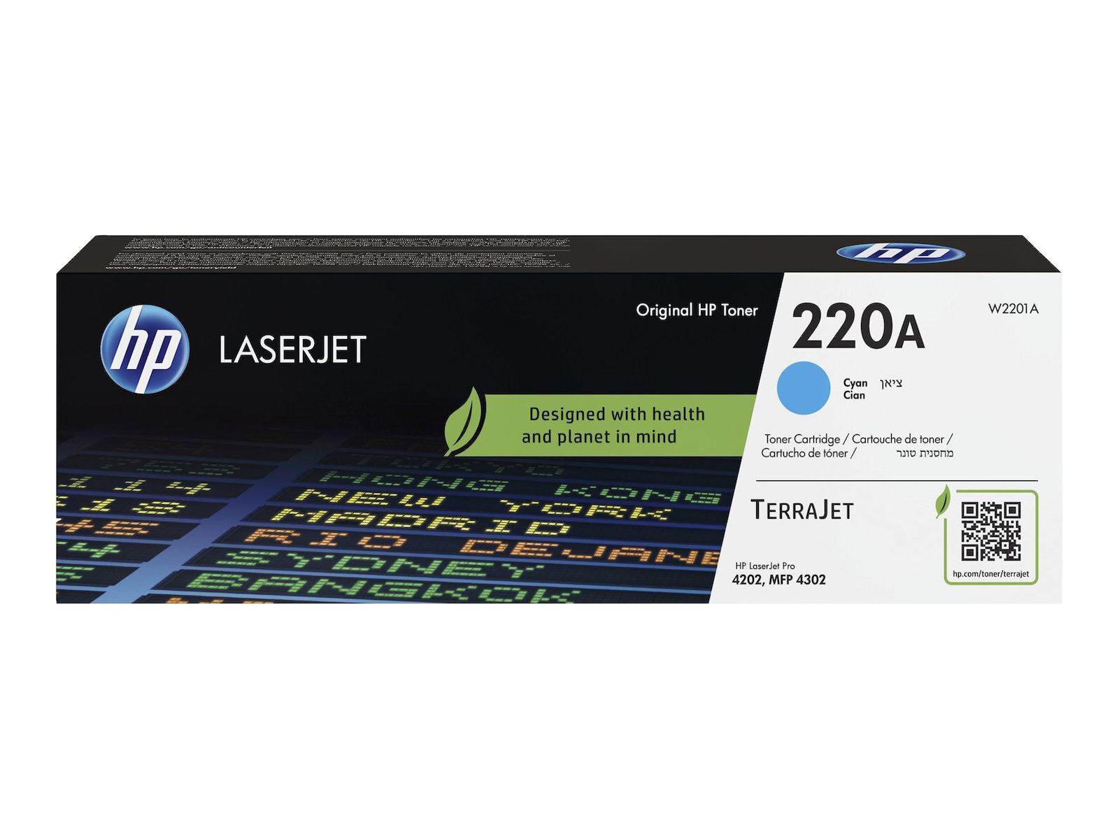 HP 220a Γνήσιο Toner Laser Εκτυπωτή Κυανό 1800 Σελίδων (W2201A) - Image 1
