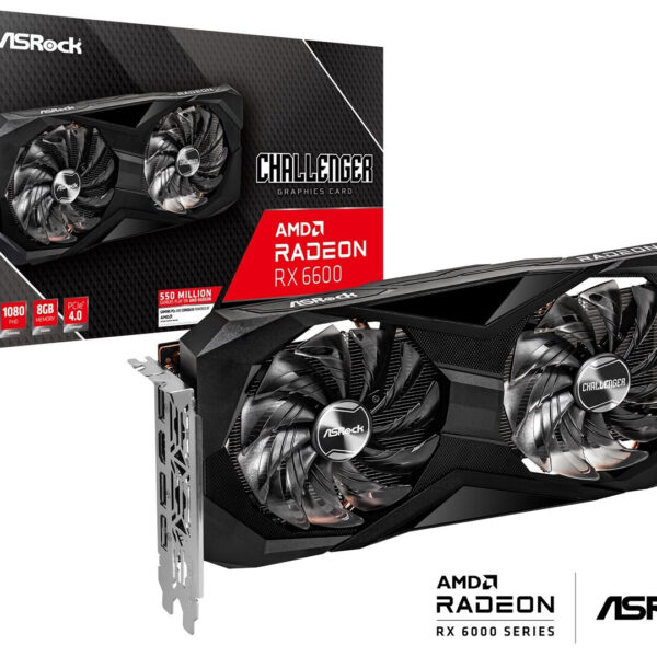 ASRock Radeon RX 6600 8GB Challenger D