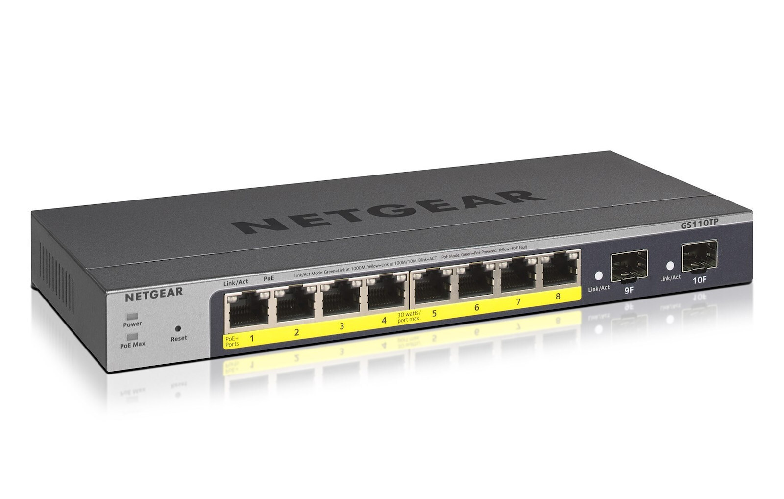 NetGear GS110TP v1 Managed L2 PoE