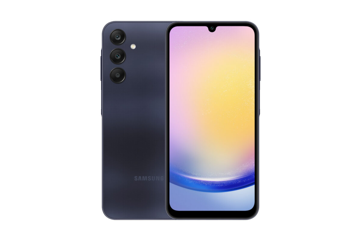 Samsung Galaxy A25 5G Dual SIM (6GB/128GB) Blue(Fabric)/Black - Image 1