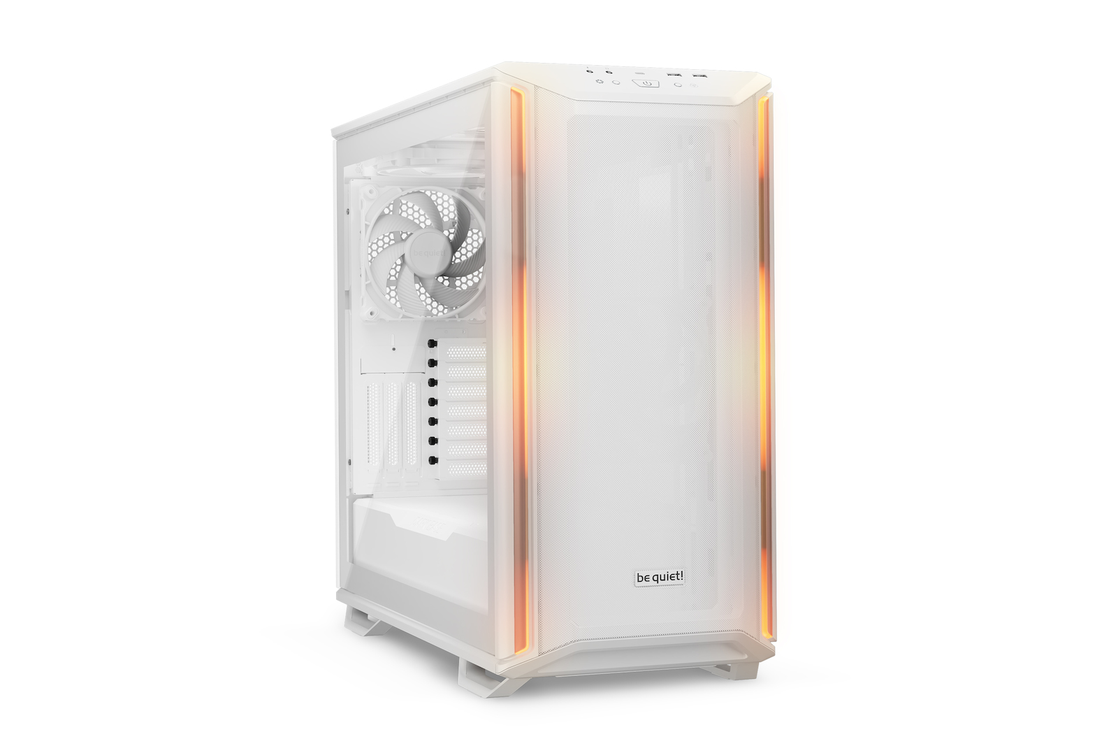 Be Quiet Dark Base 701 Gaming Full Tower Κουτί Υπολογιστή με Πλαϊνό Παράθυρο και RGB Φωτισμό Λευκό
