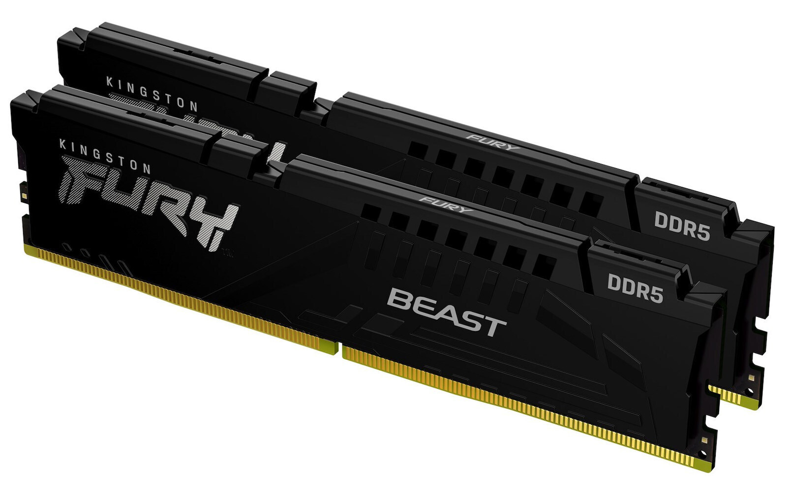 Kingston Fury Beast DDR5 16GB RAM με 2x8GB Modules και Ταχύτητα 6000 για Desktop KF560C36BBEK2-16