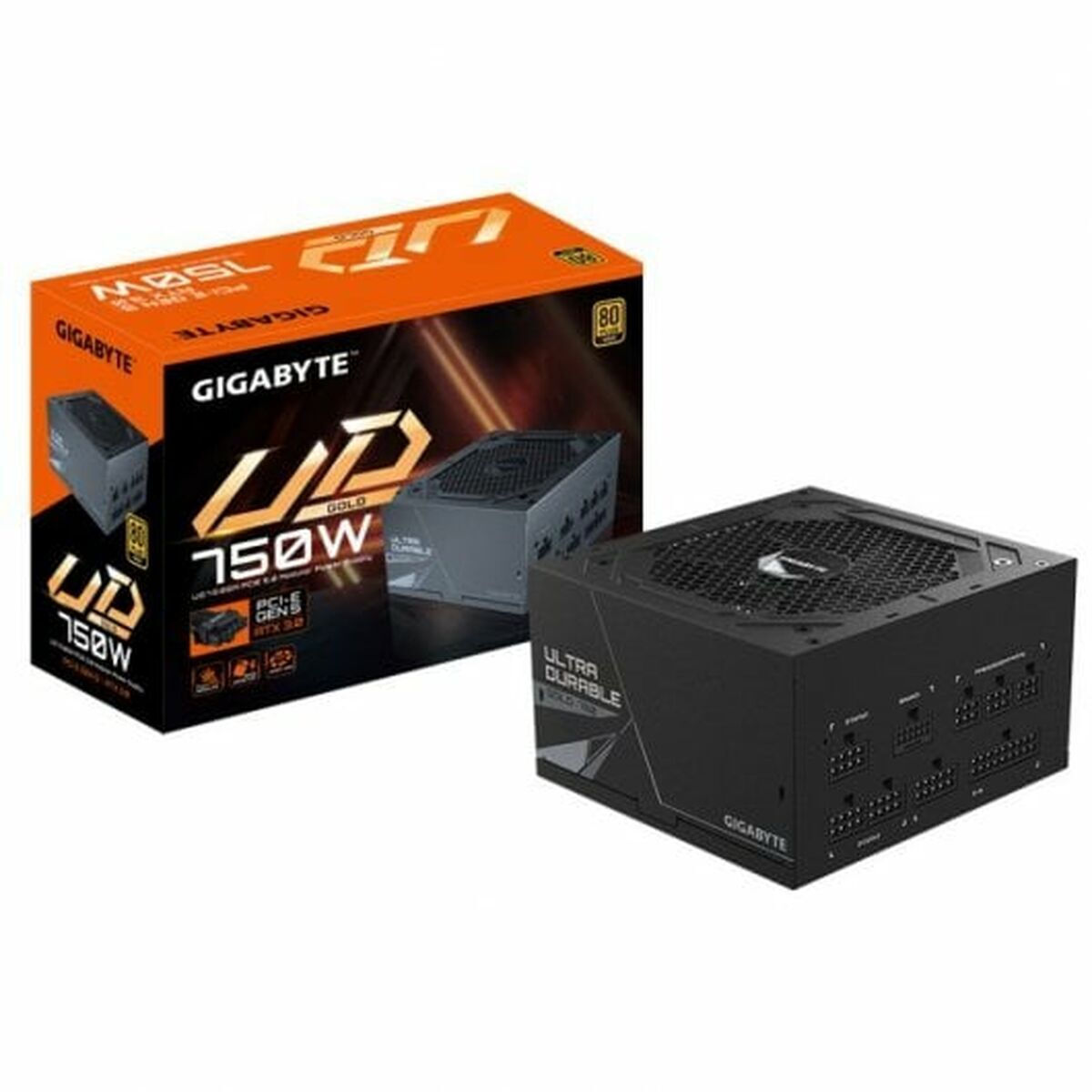 Gigabyte rev. 1.0 750W Full Modular 80 Plus Gold (GP-UD750GM PG5) - Image 1