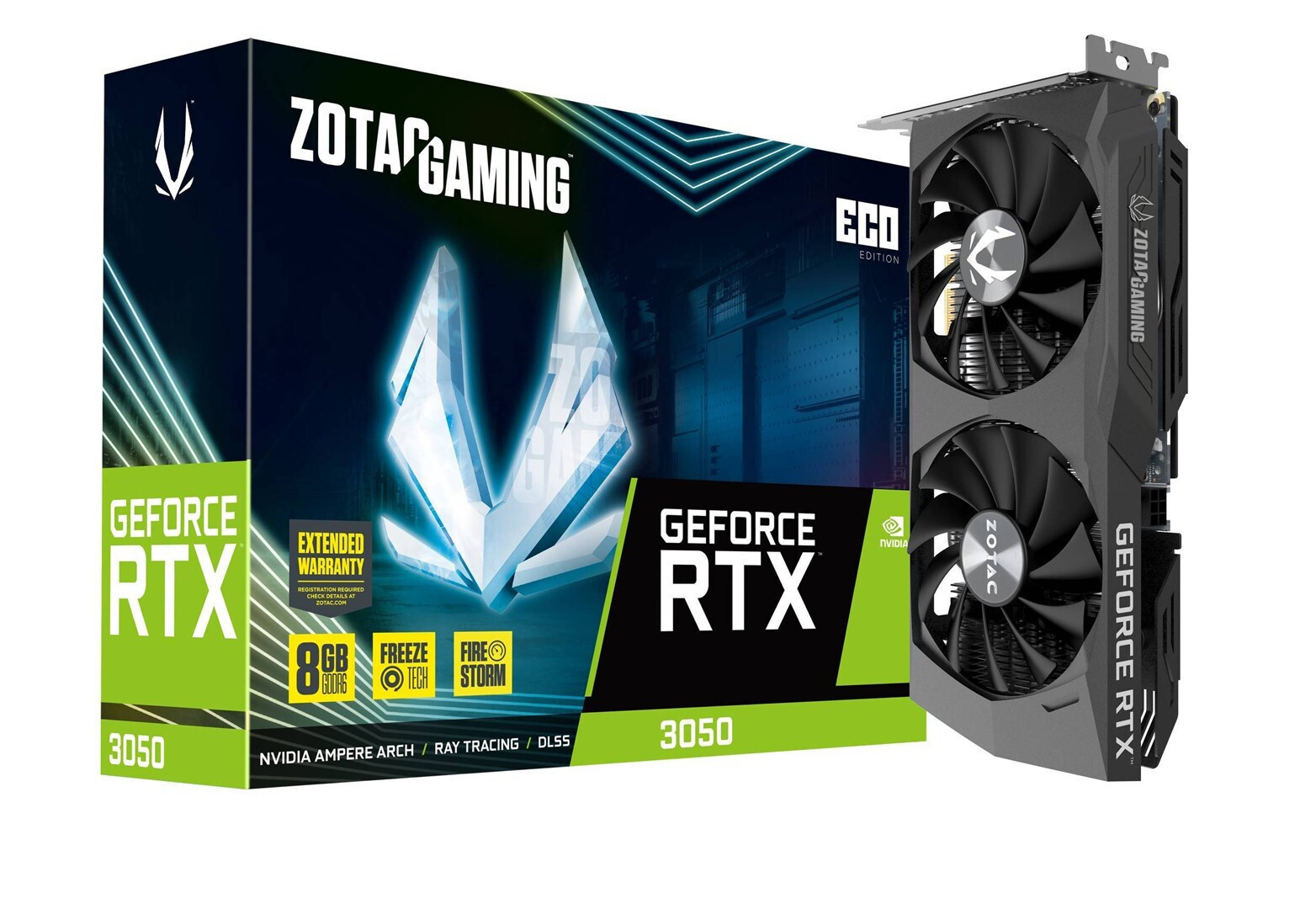 20240809144045_zotac_geforce_rtx_3050_8gb_gddr6_eco_karta_grafikon_zt_a30500k_10m Zotac GeForce RTX 3050 8GB ECO - Image 1