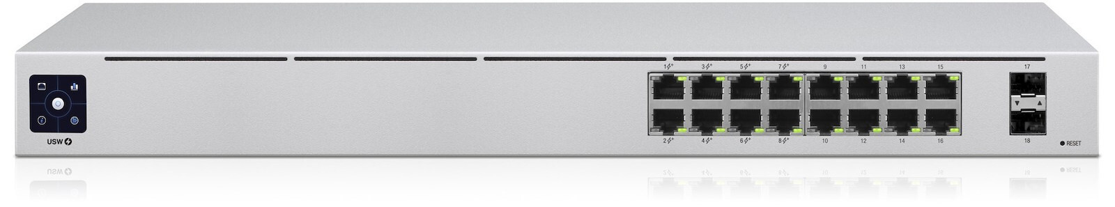 Ubiquiti USW-16-PoE Managed L2 PoE+