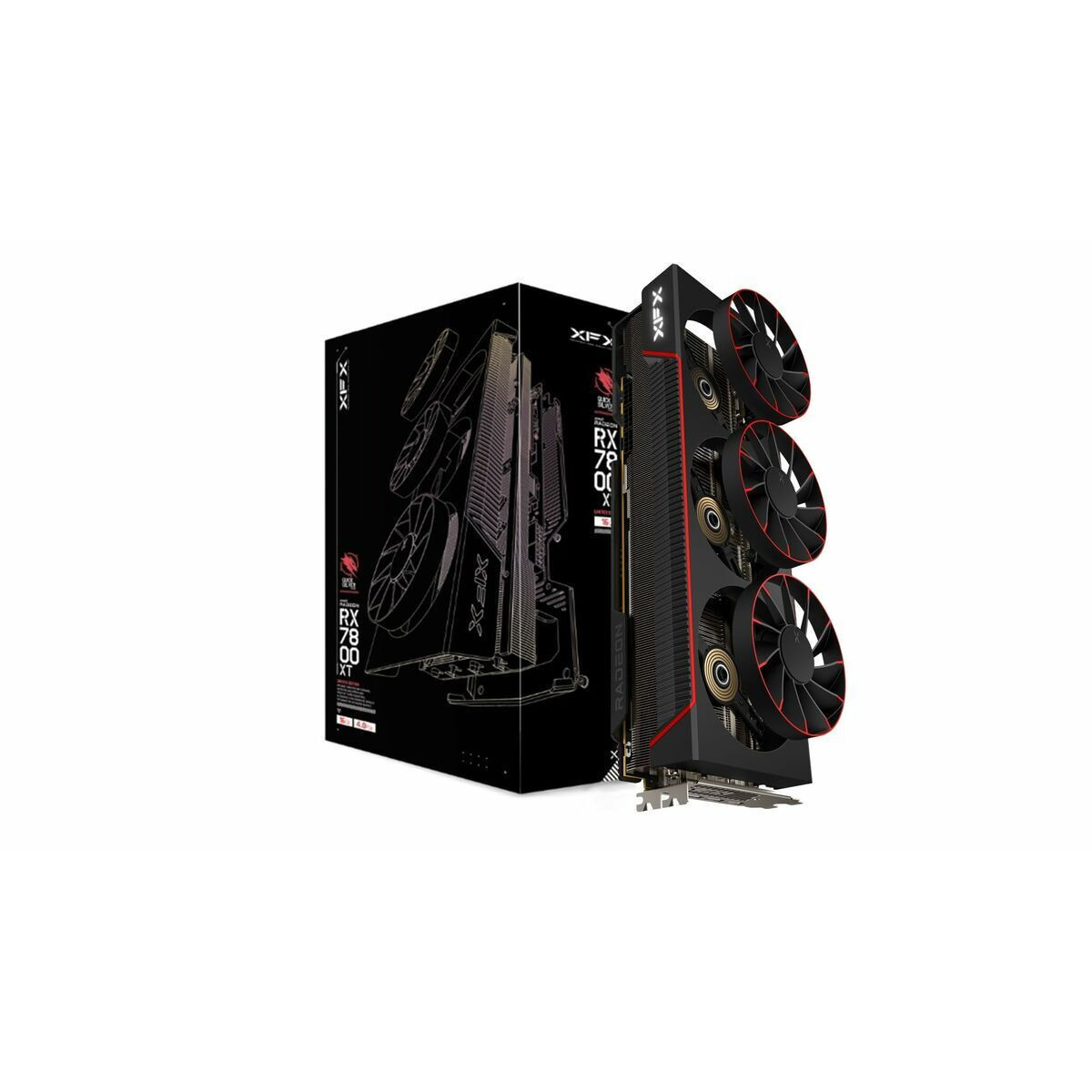 XFX Radeon RX 7800 XT 16GB Quicksilver Magnetic Air - Image 1