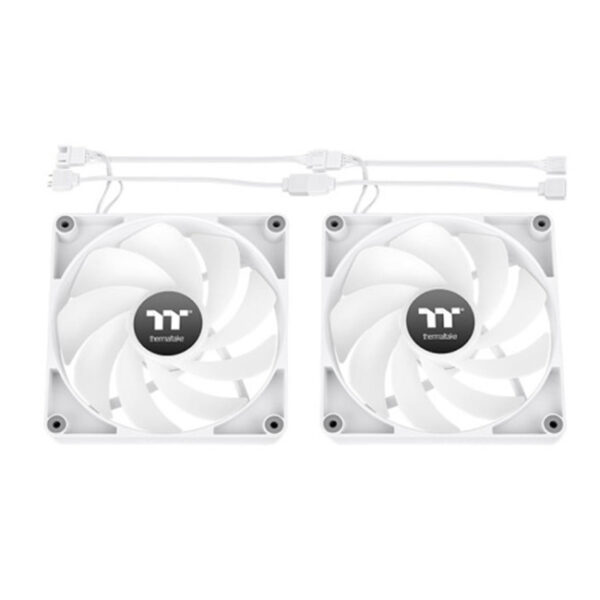 Thermaltake CT140 Reverse Case Fan 2τμχ Λευκό