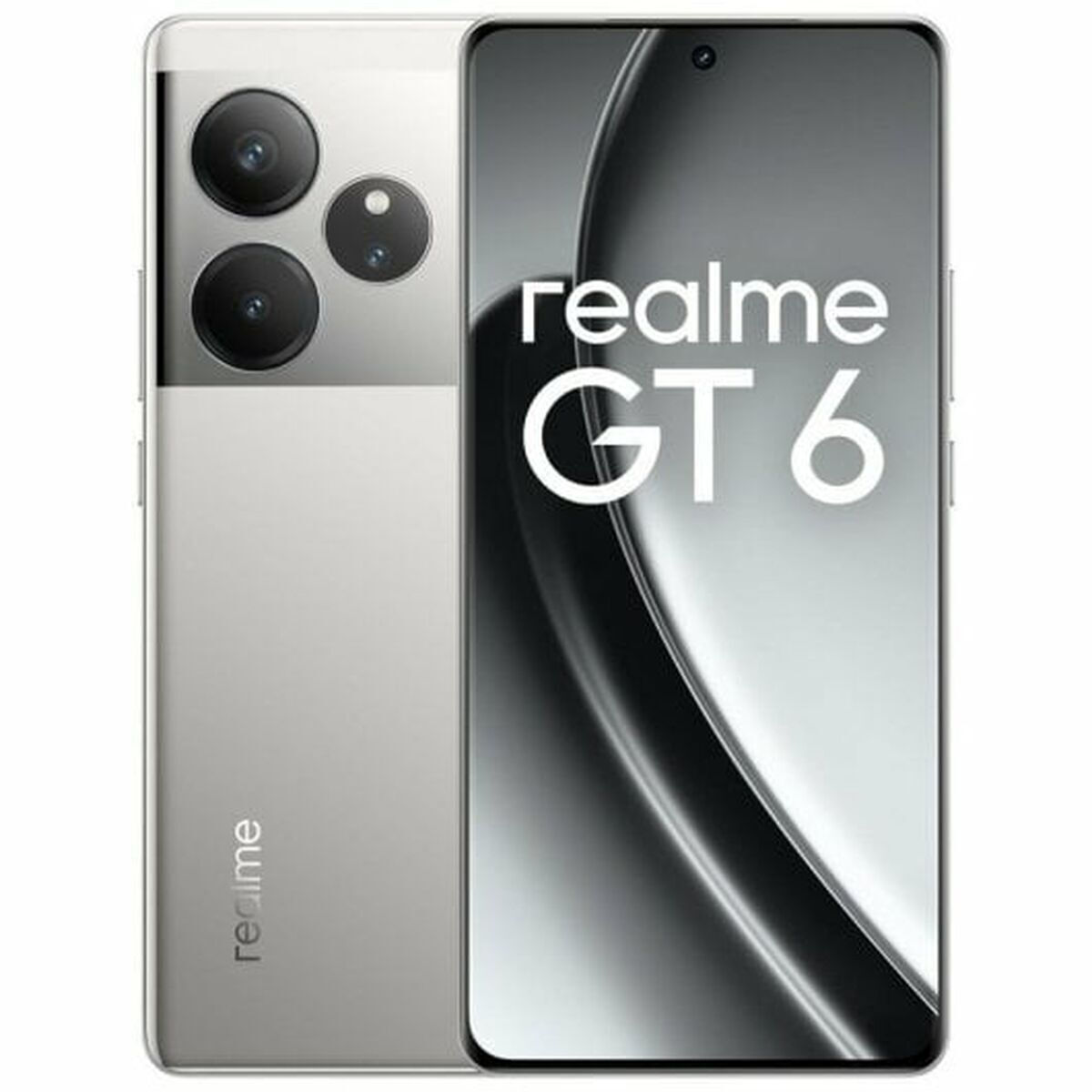 Realme GT 6 5G Dual SIM (16GB/512GB) Fluid Silver - Image 1