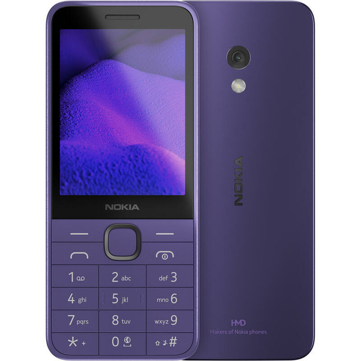 Nokia 235 4G (2024) Dual SIM Κινητό με Κουμπιά Μωβ - Image 1
