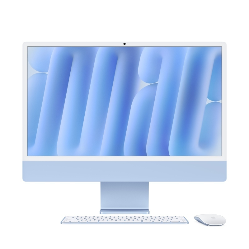 Apple iMac 24" 2024 (M4-8-Core/16GB/256GB/8-Core GPU) Blue GR - Image 1
