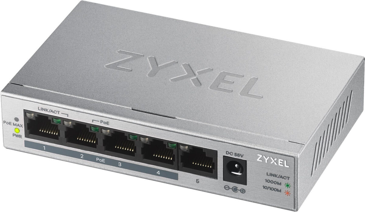 Zyxel GS1005HP Unmanaged L2 PoE+ - Image 1