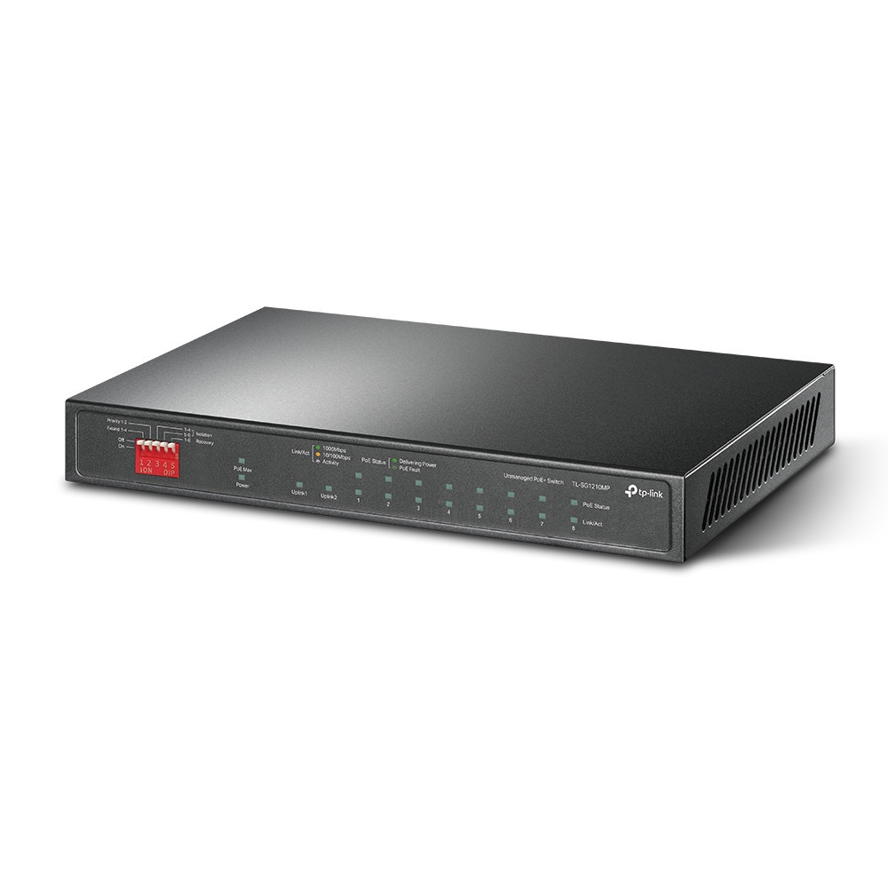 TP-LINK TL-SG1210MP v3 Unmanaged L2 PoE+ - Image 1