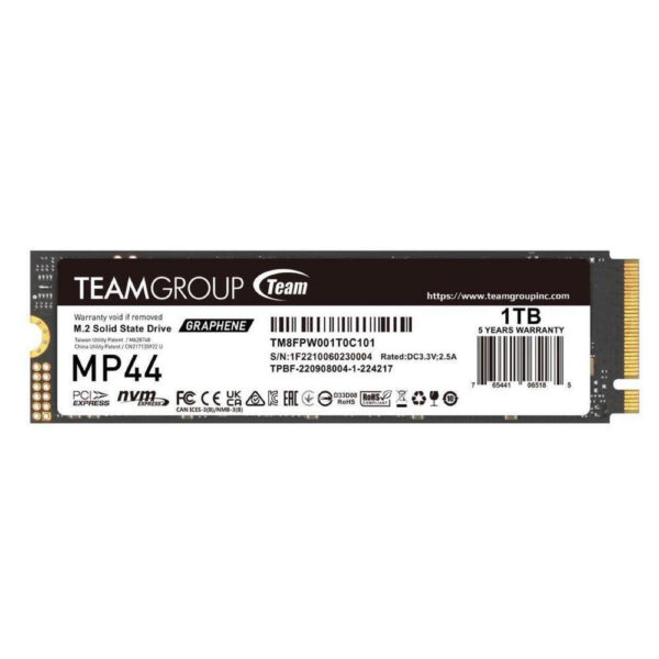TeamGroup MP44 Graphene 1TB M.2 TM8FPW001T0C101
