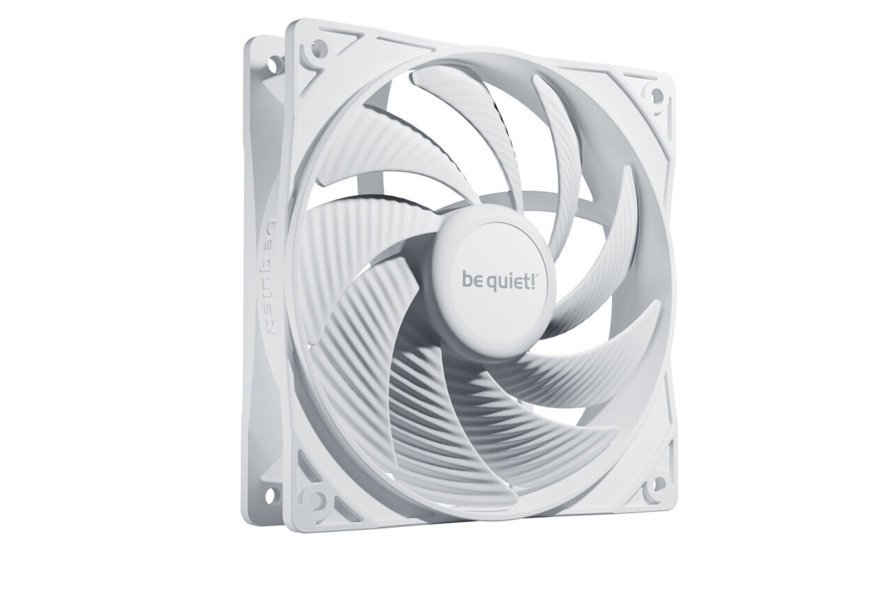 Be Quiet Pure Wings 3 Case Fan 120mm με Σύνδεση 4-Pin PWM Λευκό