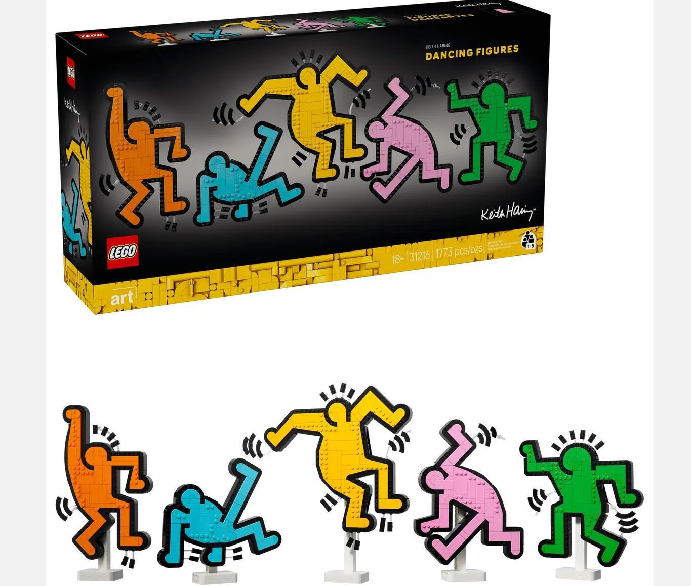 20250515091639_lego_art_keith_haring_dancing_figures_gia_18_eton_1773tmch_31216 Lego Art Keith Haring Dancing Figures για 18+ Ετών 1773τμχ - Image 1