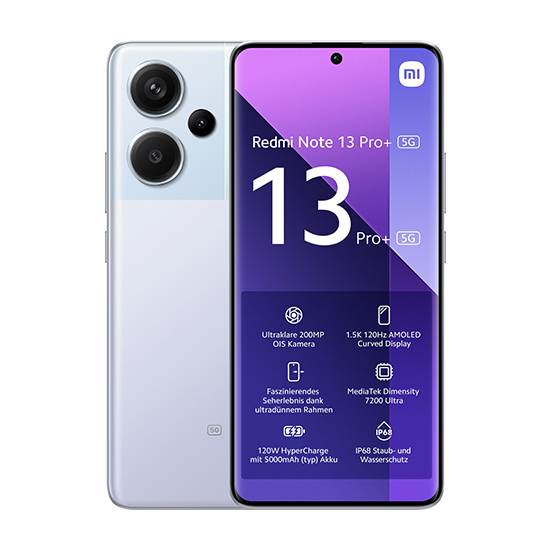 Xiaomi Redmi Note 13 Pro+ NFC 5G Dual SIM (12GB/512GB) Aurora Purple