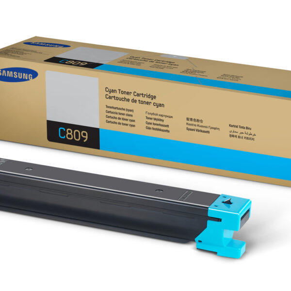 Samsung CLT-C809S Γνήσιο Toner Laser Εκτυπωτή Κυανό 15000 Σελίδων (SS567A)