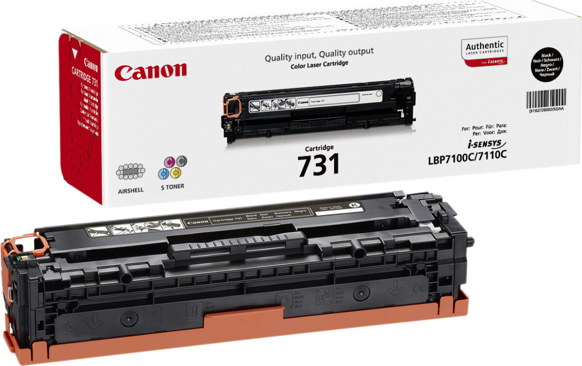 Canon 731 Γνήσιο Toner Laser Εκτυπωτή Κίτρινο 1500 Σελίδων (6269B002) - Image 1