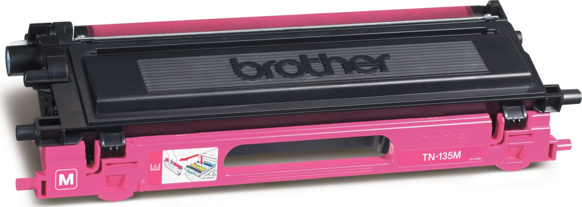 Brother TN-135M Γνήσιο Toner Laser Εκτυπωτή Ματζέντα High Capacity 4000 Σελίδων (TN-135M) - Image 1