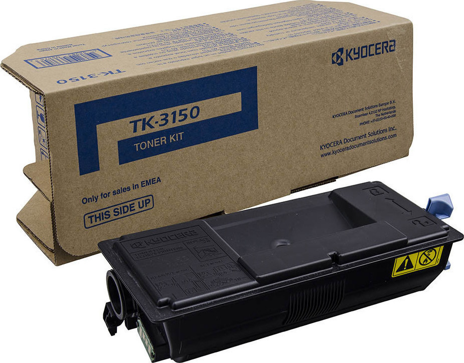 Kyocera TK-3150 Γνήσιο Toner Laser Εκτυπωτή Μαύρο 14500 Σελίδων (1T02NX0NL0)