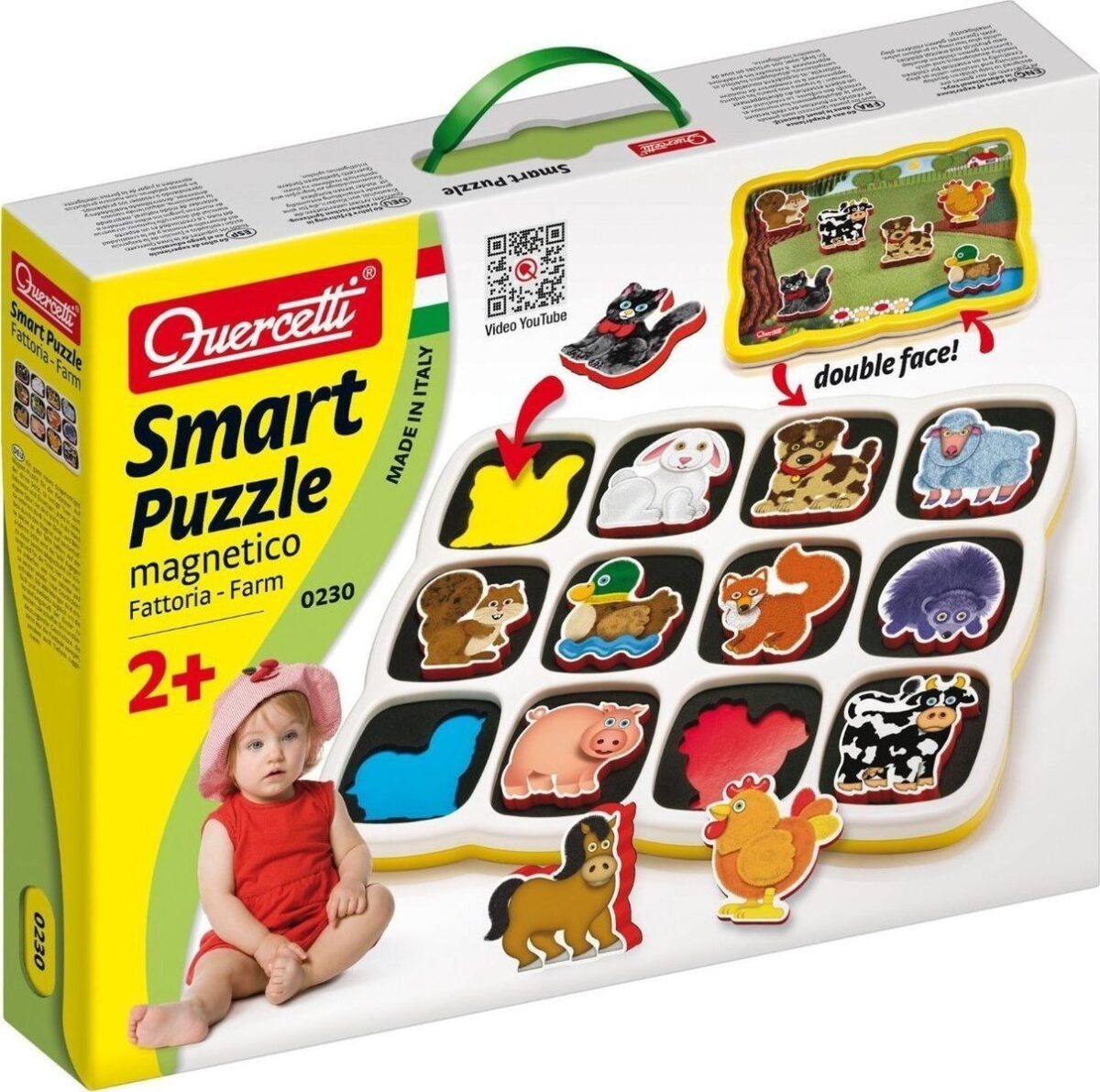 Παιδικό Puzzle Smart 12pcs για 2+ Ετών Quercetti - Image 1