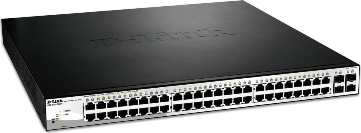 D-Link DGS-1210-52MP v2 Managed L2 PoE+ - Image 1