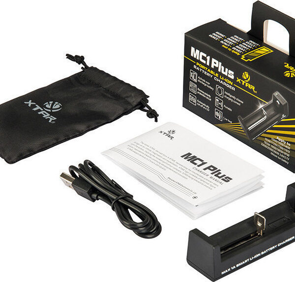 XTAR MC1 Plus USB Φορτιστής Μπαταριών Li-ion Μεγέθους 18650/16340/26650/14500