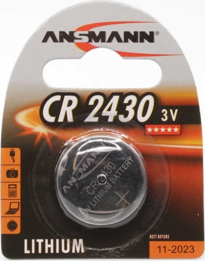 Ansmann Μπαταρία Λιθίου Ρολογιών CR2430 3V 1τμχ