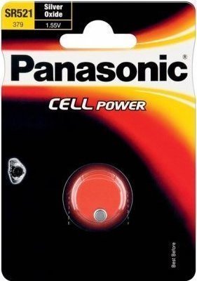 Panasonic Cell Power SR521 Μπαταρία Silver Oxide SR63 1.55V 1τμχ